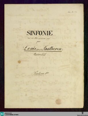 Symphonies. Excerpts - Don Mus.Ms. 177 : d; KinB 125