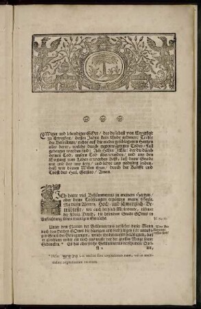 [Der Hertz-erquickende Trost eines beängstigten Creutz-Trägers.]