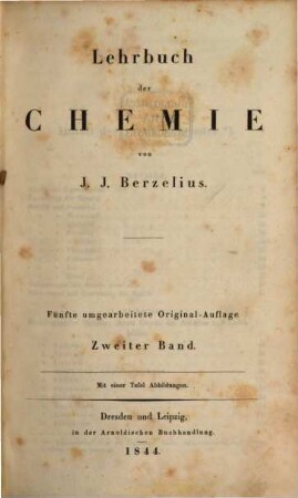 Lehrbuch der Chemie, 2