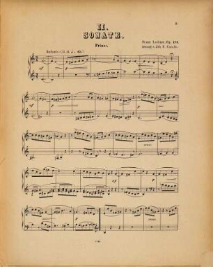 Drei Sonaten für die Orgel. 2, In C op. 176