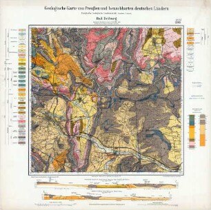 [4220] Bad Driburg, Geologische Karte von Preußen und benachbarten deutschen Ländern