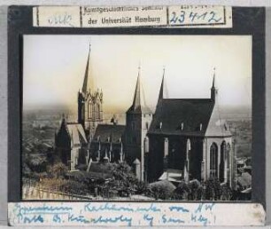 Oppenheim: Katharinenkirche von Nordwesten