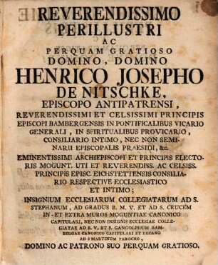Sanctitas et antiquitates rituum sacrificii missae ex prioribus ecclesiae saeculis a superstitionis et novitatis labe vindicata