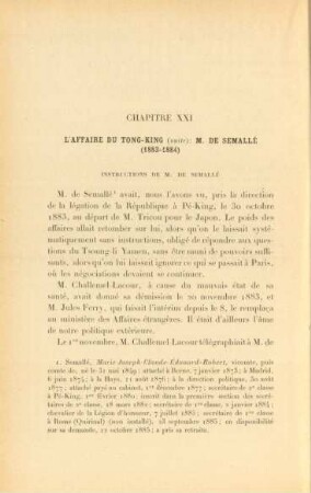 Chapitre XXI. L'affaire du Tong-King (Suite). - ...