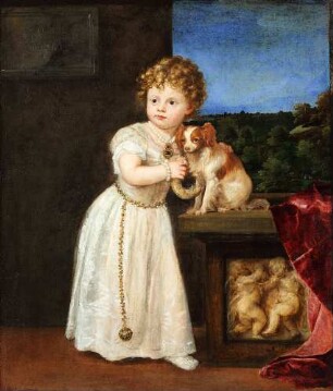 Clarissa Strozzi (1540-1581) im Alter von zwei Jahren
