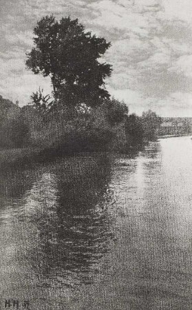 Flußlandschaft : Aufn. 1892