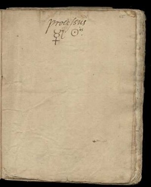 Processus mercurii solis, dt.