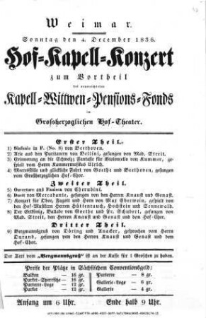 Hof=Kapell=Konzert
