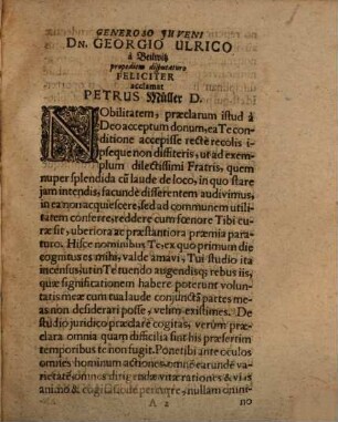 Dissertatio De Subtili Disputandi Ratione In Causa Publicae Utilitatis Rejicienda