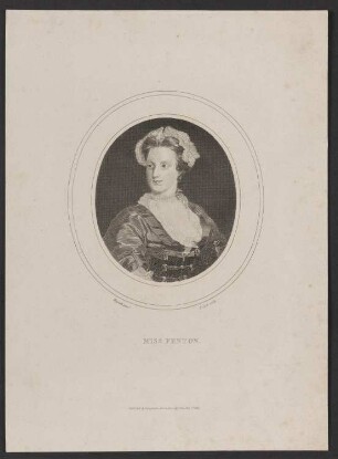 Porträt Lavinia Fenton (um 1700-1760)