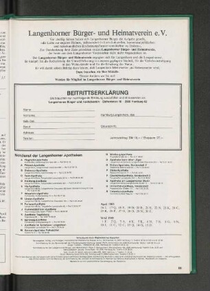 Beitrittserklärung