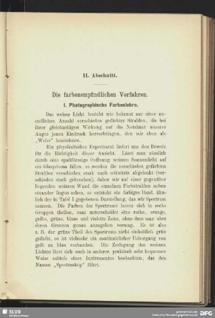 1. Photographische Farbenlehre