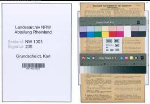 Entnazifizierung Karl Grundscheidt , geb. 18.04.1898 (Baecker)