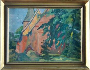 Die Kirche in Neuenkirchen Hadeln, um 1926 (J. Fuchs)