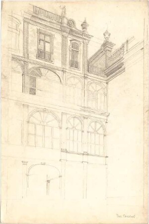 ohne Verfasserangabe; Italien; Palazzo Corsini, Dom in Como; Casa di Livia; Santa Maria Nuova - Palazzo Corsini (Perspektive)