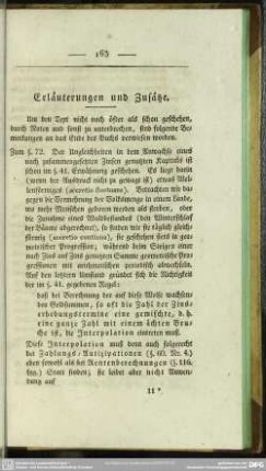 Erläuterungen und Zusätze