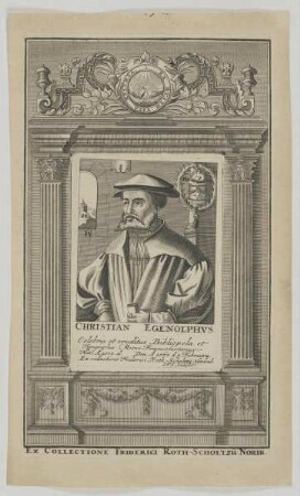 Bildnis des Christian Egenolphvs