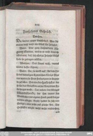 Funfzehntes Gespräch.