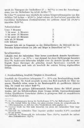 3. Berufsausbildung, berufliche Tätigkeit in Deutschland