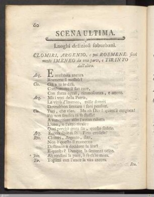 Scena Ultima. / Scene Derniere.