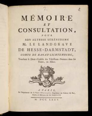 1-152, Memoire Et Consultation