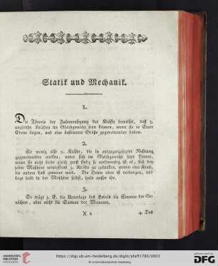 Statik und Mechanik