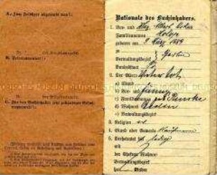 Soldbuch des Landsturmmannes Max Holop