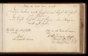 Eintrag (Rinteln, 24.02.1764)