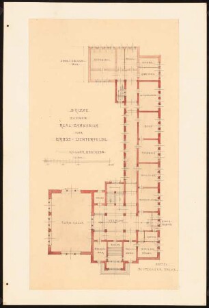 Gymnasium Berlin-Lichterfelde: Grundriss KG