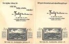 Werbeblatt für Seelig's kandierten Kornkaffee (mit Abb. des Merianstichs)