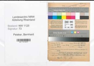 Entnazifizierung Bernhard Peisker , geb. 23.07.1890 (Lehrer)