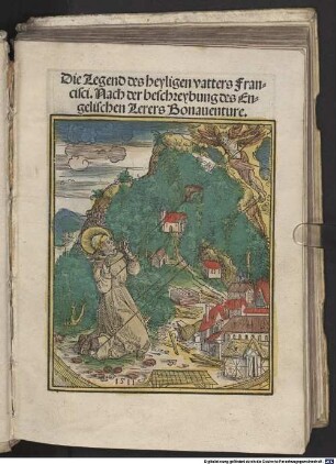 Die Legend des heyligen vatters Francisci