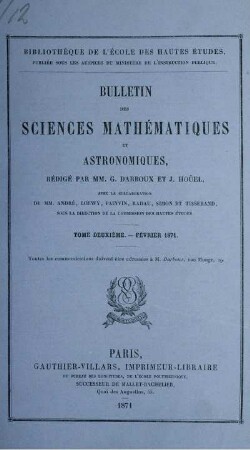 Tome Deuxieme. - Février 1871.