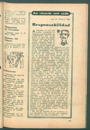Responsabilidad : La ciencia con soda