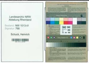 Entnazifizierung Heinrich Schuck , geb. 30.09.1892 (Dachdecker)