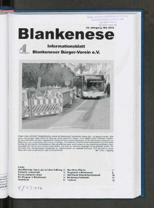 64. Jahrgang, Mai 2012