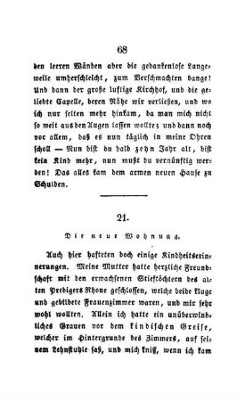 21. Die neue Wohnung.