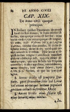 Cap. XIX. De Anno civili ejusque principiis.