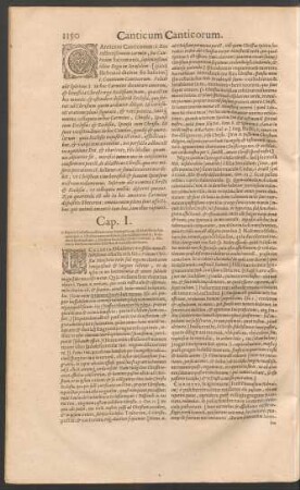Canticum Canticorum ...