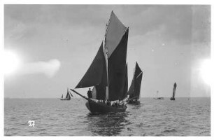 Segelboote im Wind