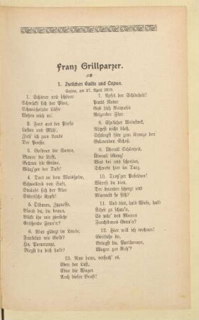 Franz Grillparzer