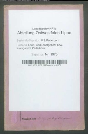 Erblasser: Drepper, Marianne: