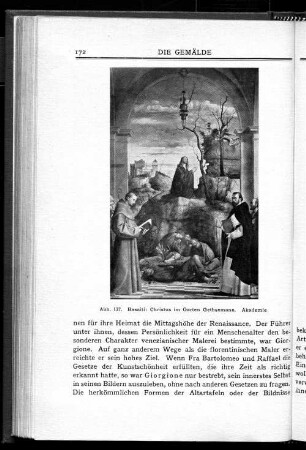 Abb. 137. Basaiti: Christus im Garten Gethsemane. Akademie
