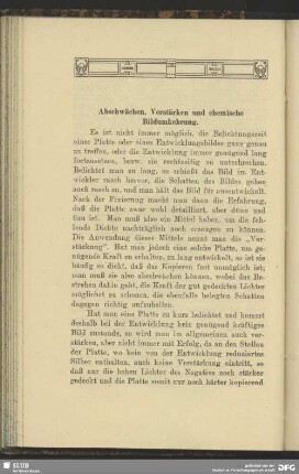 Abschwächen, Verstärken und chemische Bildumkehrung