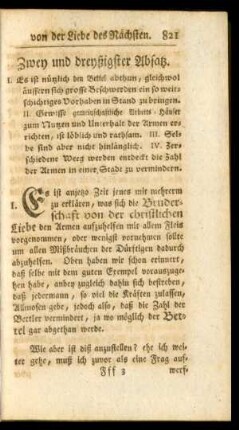 Zwey und dreyßigster Absatz