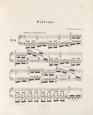 Im Walde : sieben Charakterstücke ; für das Pianoforte ; neue Reihe ; op. 128, 7