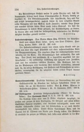 114-115 [Rezension] Bitter, F., Konvertiten-Unterricht
