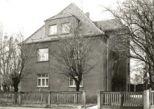 Dresden-Neustadt, Klarastraße 9. Villa (um 1910). Straßenansicht