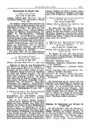 Studienfahrt im Sommer 1935 : [Nichtamtlicher Teil]