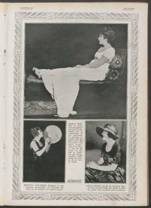 Perla White. - Mirtila Stedman. - Viola Dana